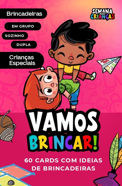 60 Cards com Ideias de Brincadeiras