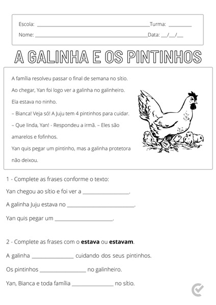 A Galinha e os Pintinhos