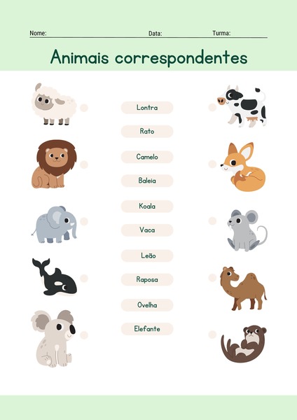 Animais Correspondentes