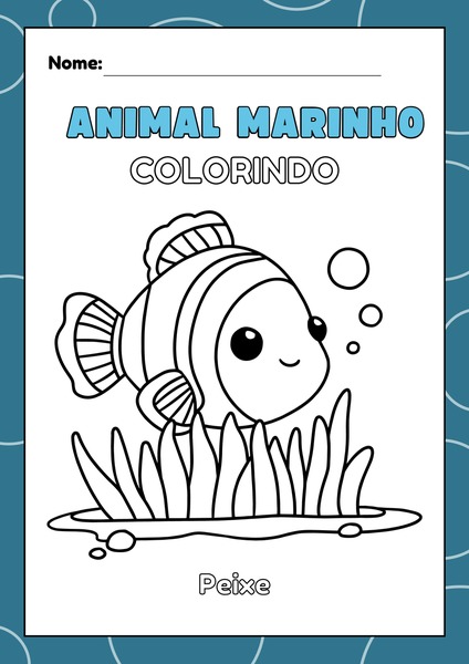 Animal Marinho - Colorindo