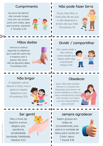 Cards de Boas Ações