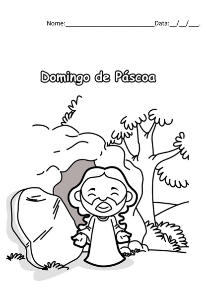 Colorindo com Propósito - Domingo de Páscoa