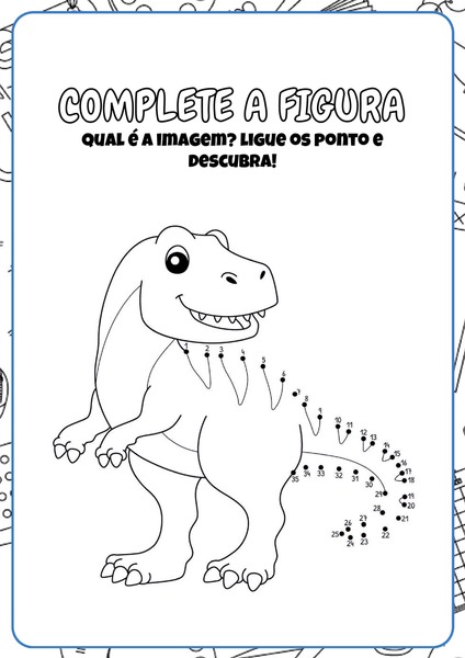 Complete a Figura - Dinossauro