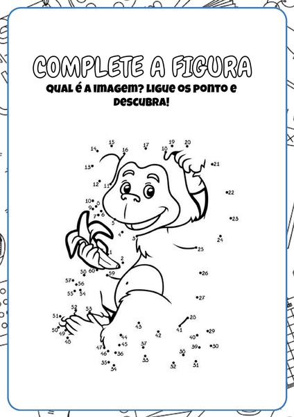 Complete a Figura - Macaco