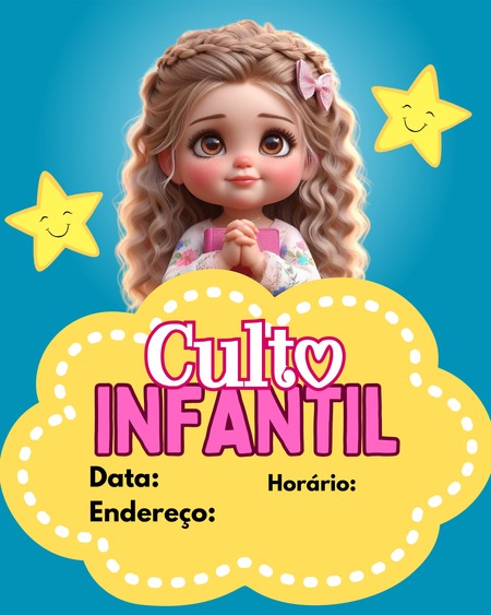 Convite - Culto Infantil v.19