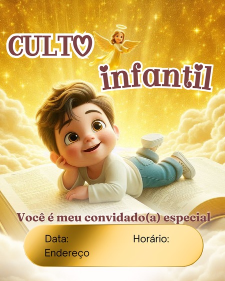 Convite - Culto Infantil v.28