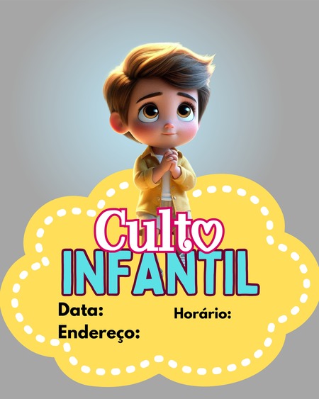 Convite - Culto Infantil v.29