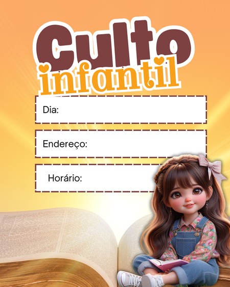 Convite - Culto Infantil v.32