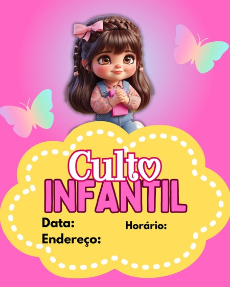 Convite - Culto Infantil v.33