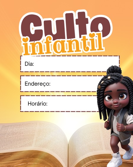 Convite - Culto Infantil v.4