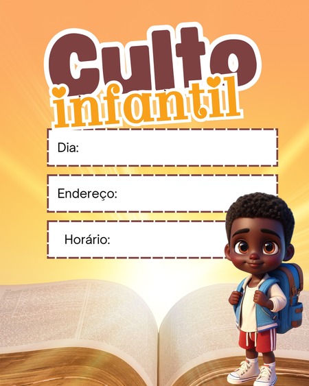 Convite - Culto Infantil v.5