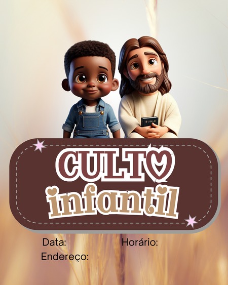 Convite - Culto Infantil v.8