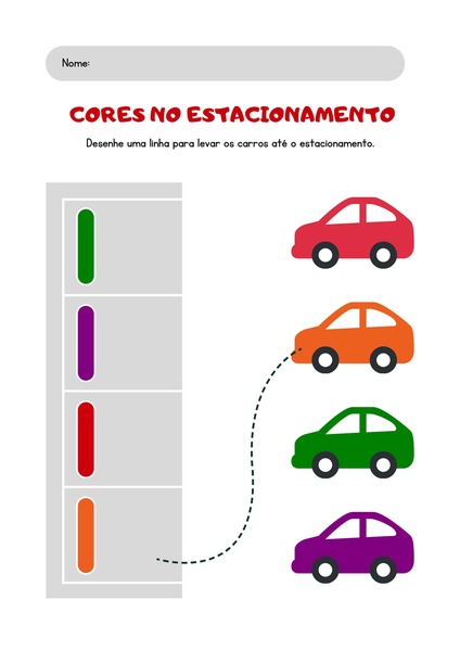 Cores no Estacionamento