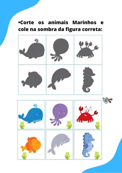 Corte os Animais Marinhos