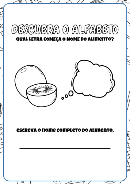 Descubra o Alfabeto - Letra K