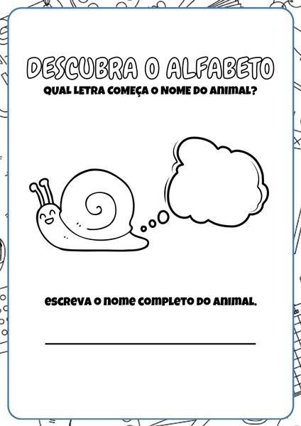 Descubra o Alfabeto - Letra L v.2