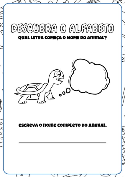 Descubra o Alfabeto - Letra T