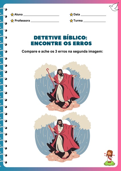 Detetive Bíblico: Encontre os Erros - Mar Vermelho