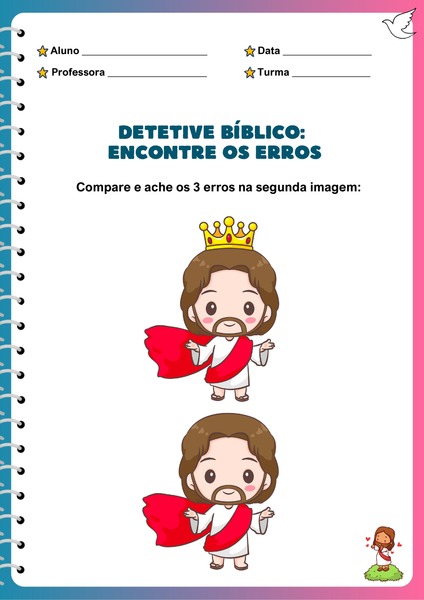 Detetive Bíblico: Encontre os Erros - Rei Jesus