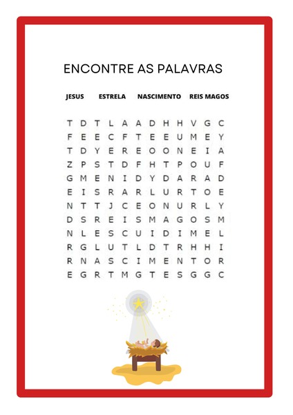 Encontre as Palavras - Natal v.2