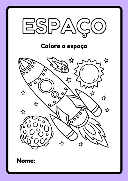 Espaço - Colore o Espaço