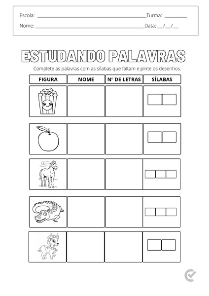 Estudando Palavras