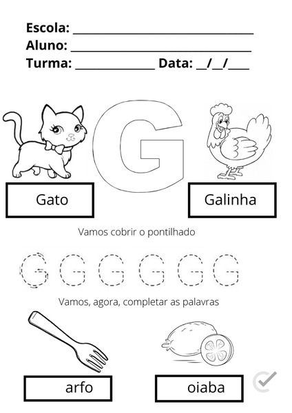 G de Gato e Galinha