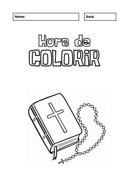 Hora de Colorir - Bíblia