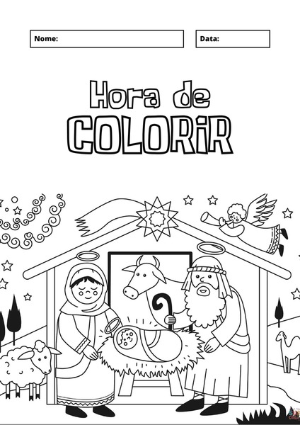 Hora de Colorir - Natal v.3