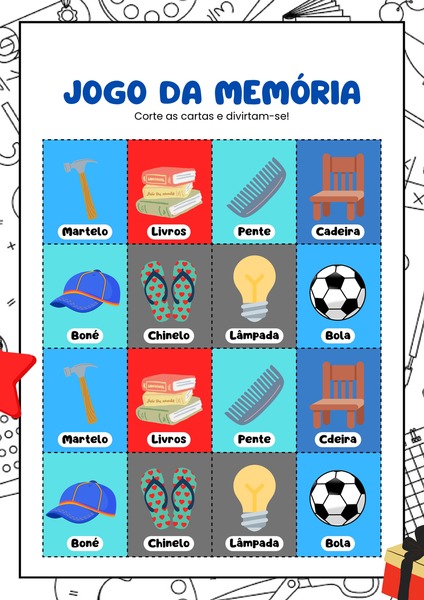 Jogo da Memória - Objetos