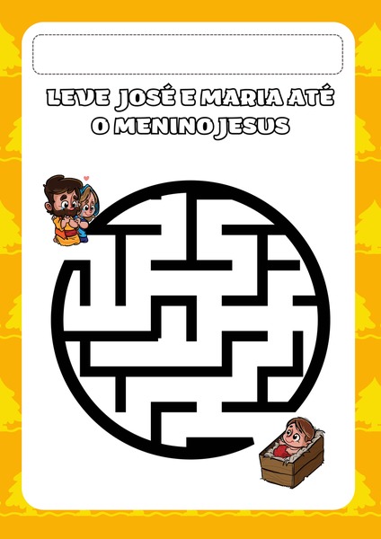 Leve José e Maria Até o Menino Jesus