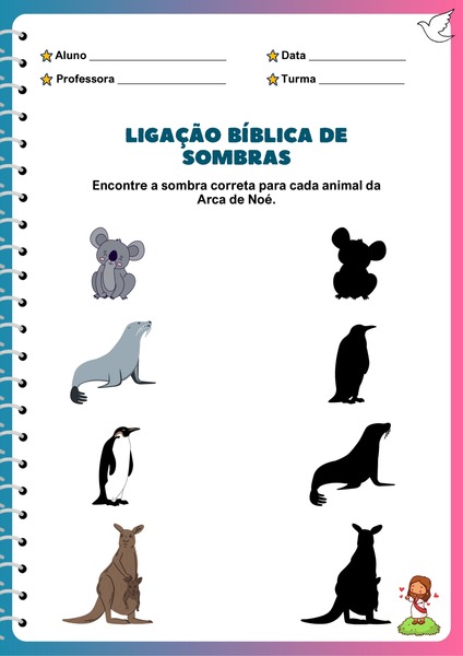 Ligação Bíblica de Sombras v.10