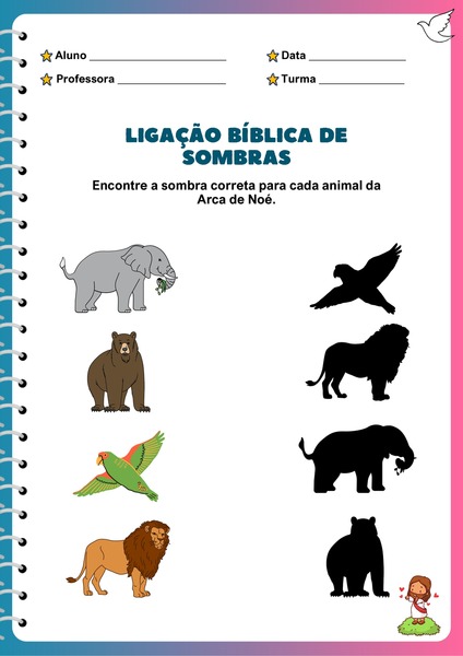 Ligação Bíblica de Sombras v.7