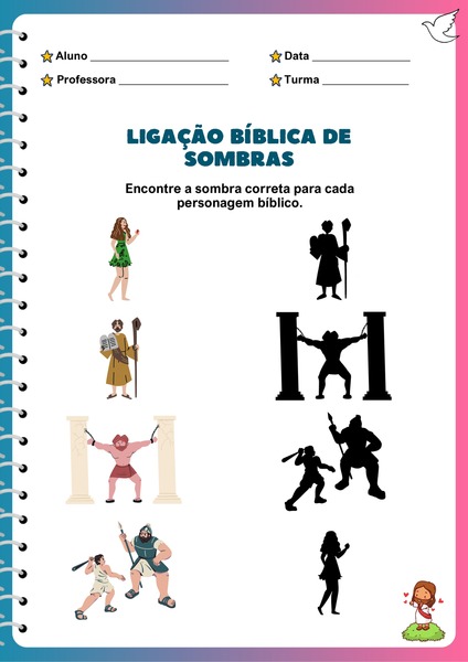 Ligação Bíblica de Sombras v.8