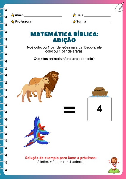 Matemática Bíblica - Adição v.10