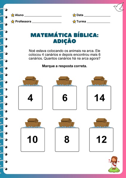 Matemática Bíblica - Adição v.3