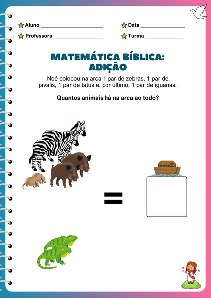 Matemática Bíblica - Adição v.7