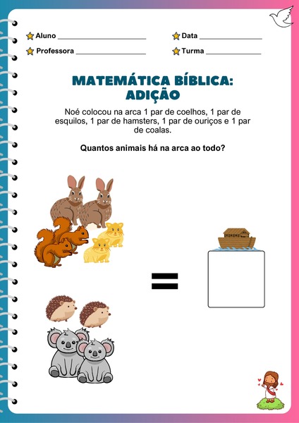 Matemática Bíblica - Adição v.9