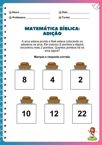 Matemática Bíblica - Adição