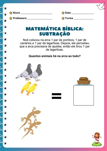 Matemática Bíblica - Subtração v.2