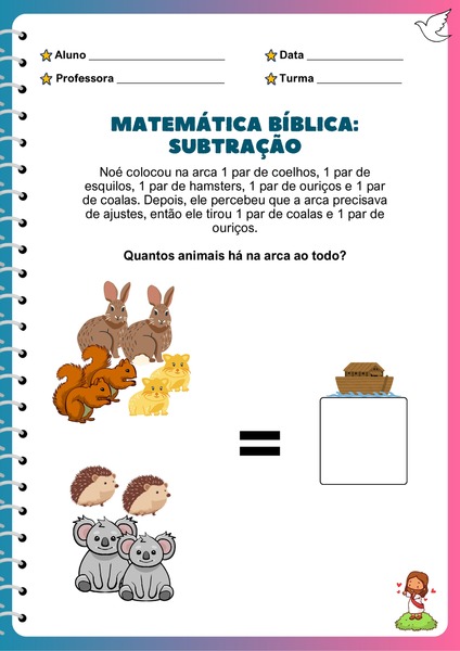 Matemática Bíblica - Subtração v.3