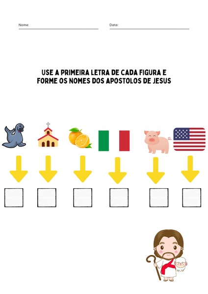 Nome do Apóstolo de Jesus v.2