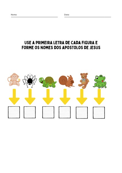 Nome do Apóstolo de Jesus v.3