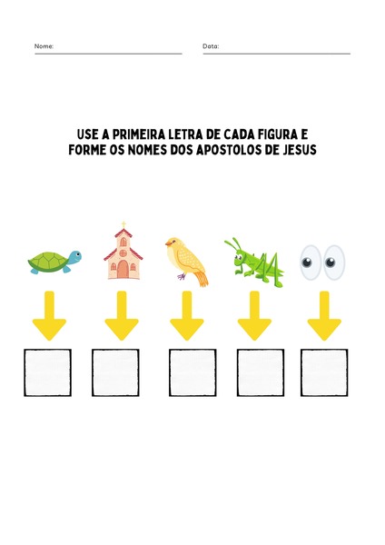 Nome do Apóstolo de Jesus v.8