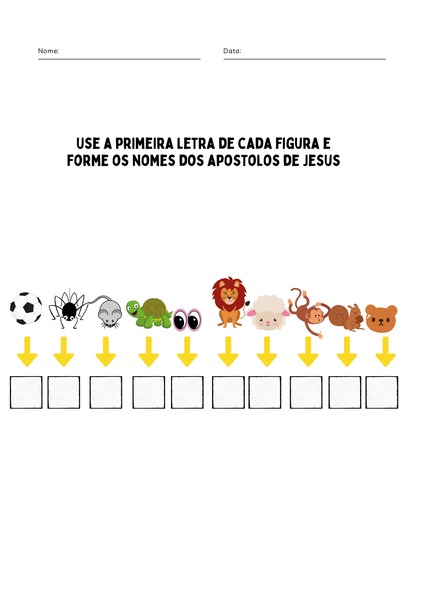 Nome do Apóstolo de Jesus v.9