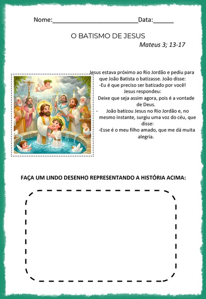 O Batismo de Jesus