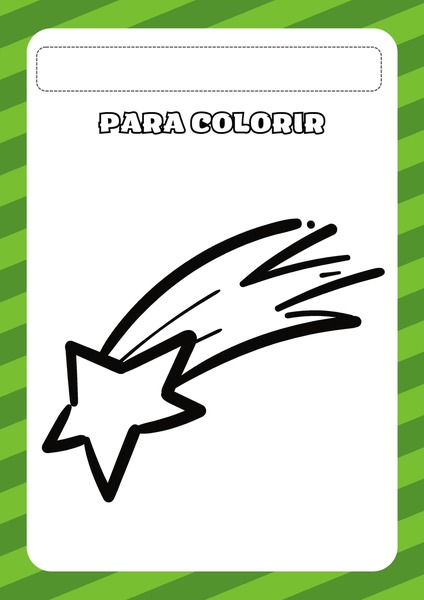 Para Colorir - Estrela de Natal