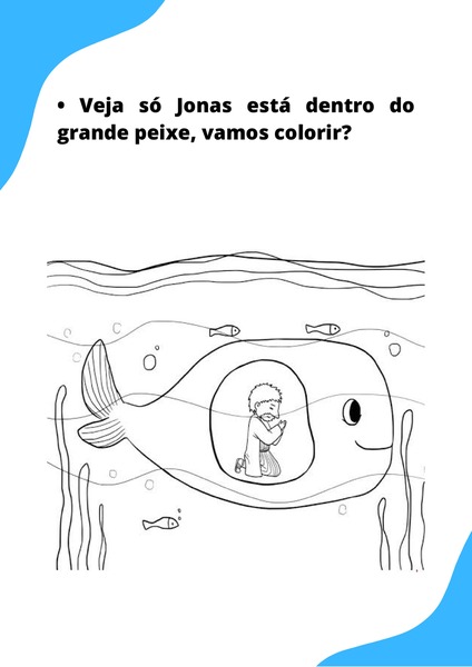 Para Colorir - Jonas