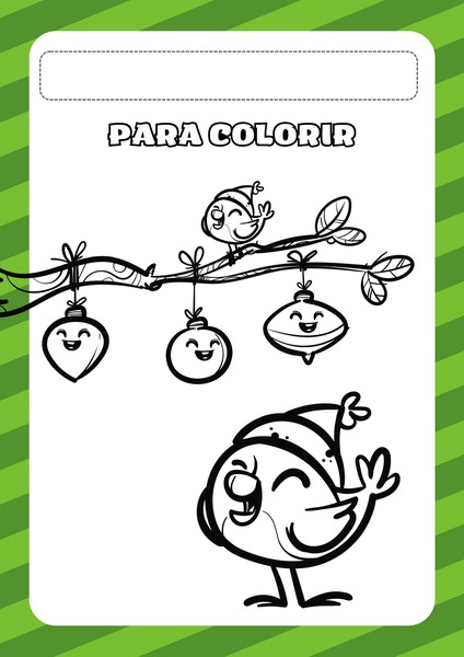 Para Colorir - Natal v.34