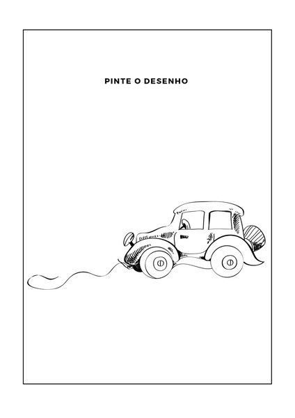 Pinte o Desenho - Carro